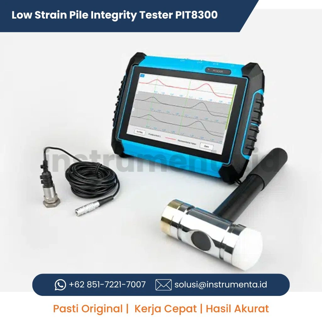 Distributor Low Strain Pile Integrity Tester LANGRY PIT8300 Alat Uji Integritas Pondasi Tiang Pancang
